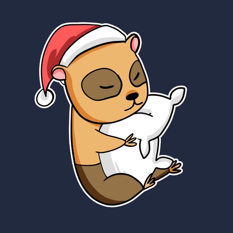 Écureuil sommeil de Noël