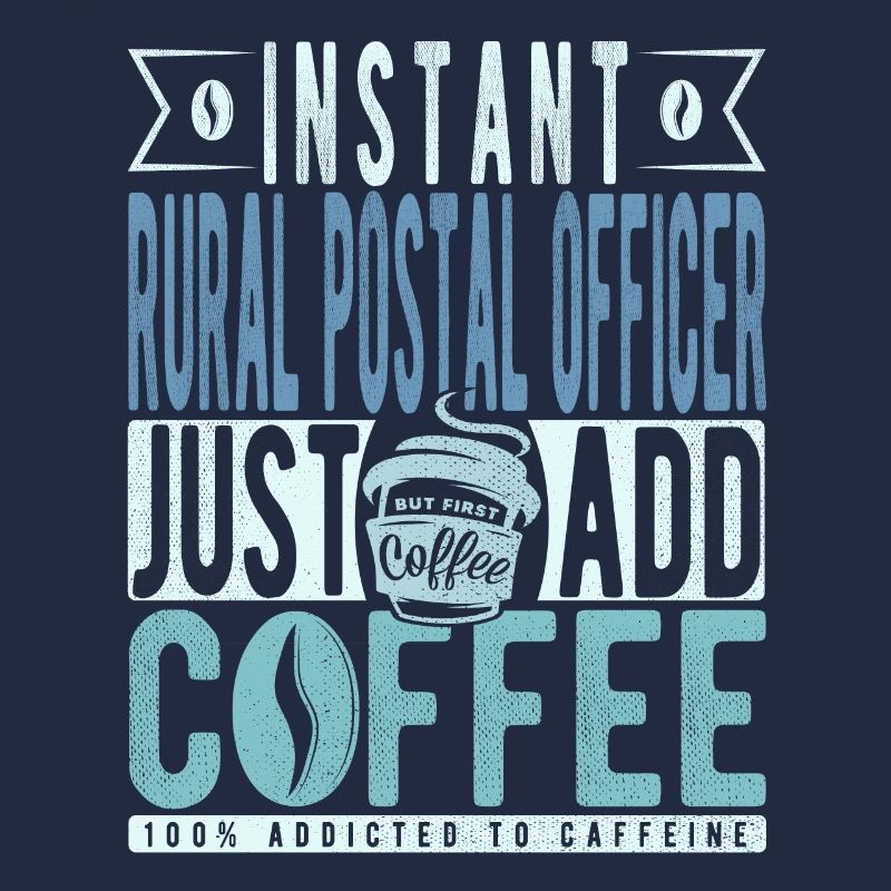 Rural Postal Officer Coffee Saying