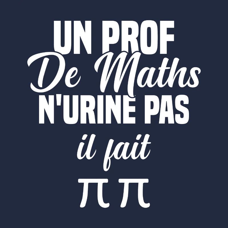 Idée cadeau humour jeu de mots prof de maths