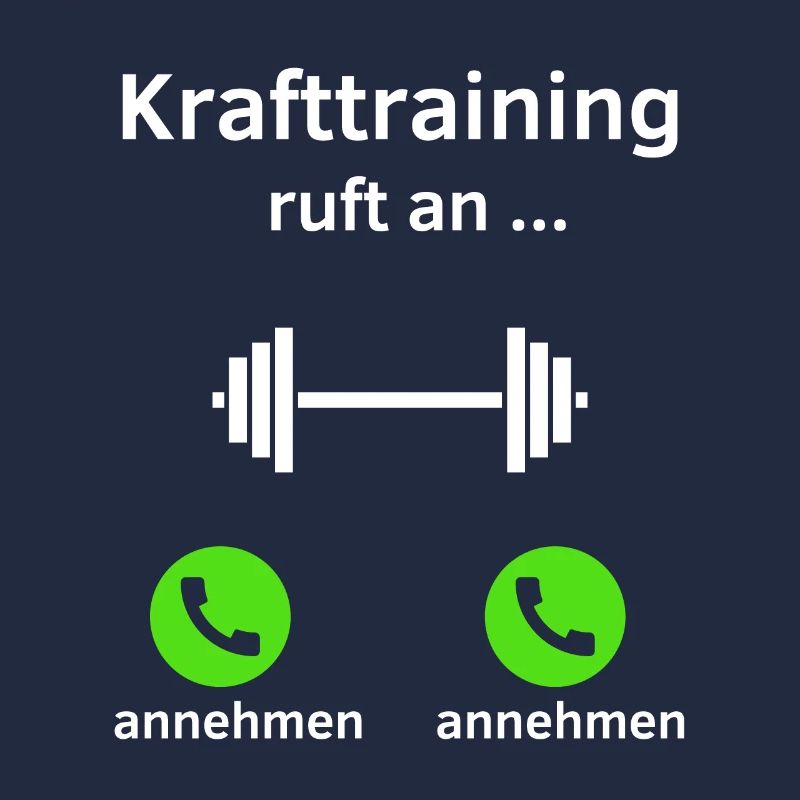 Krafttraining ruft an - annehmen oder annehmen?