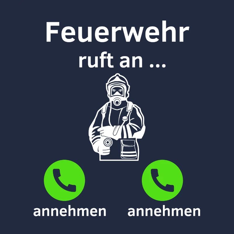Feuerwehr ruft an - annehmen oder annehmen?