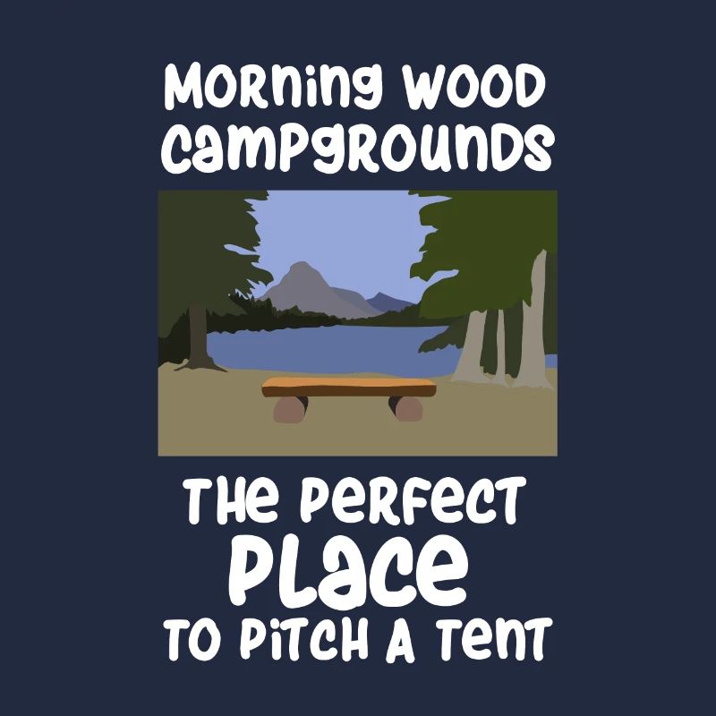 Camping slogan camping