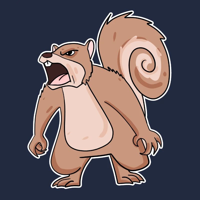 angry squirrel