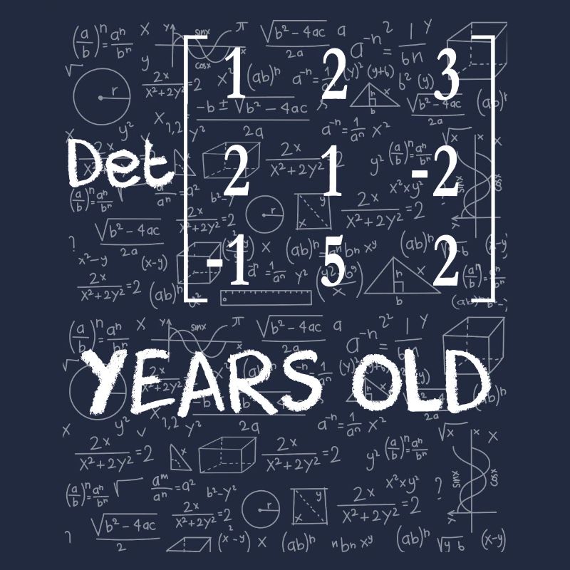 41e anniversaire 41 ans déterminant de matrice