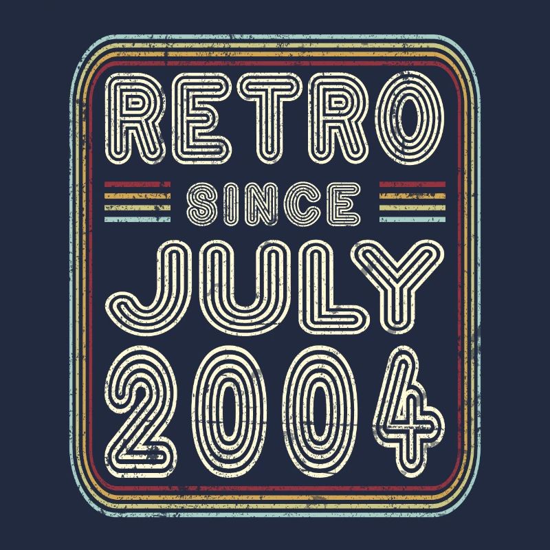 Geburtstag Juli 2004 Retro Geschenk