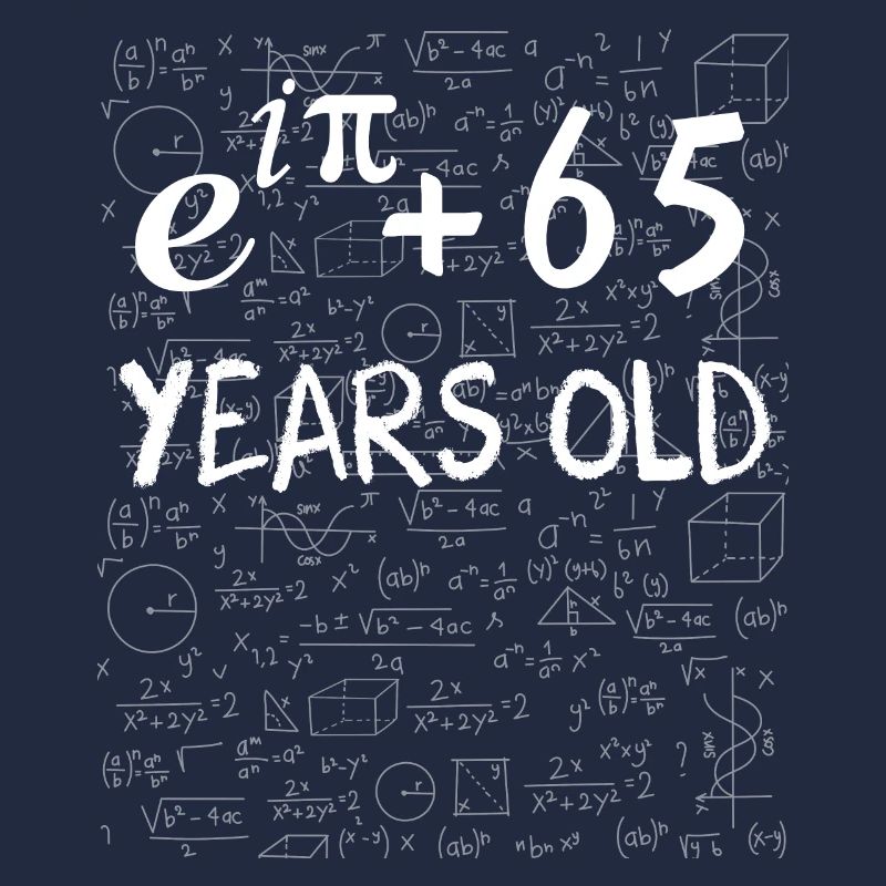 64e anniversaire 64 ans Euler Identité cadeau math