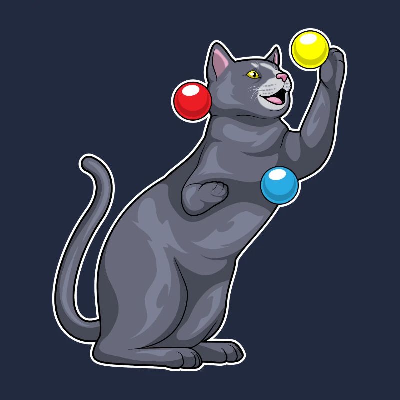 Jongleur de chat jongleur
