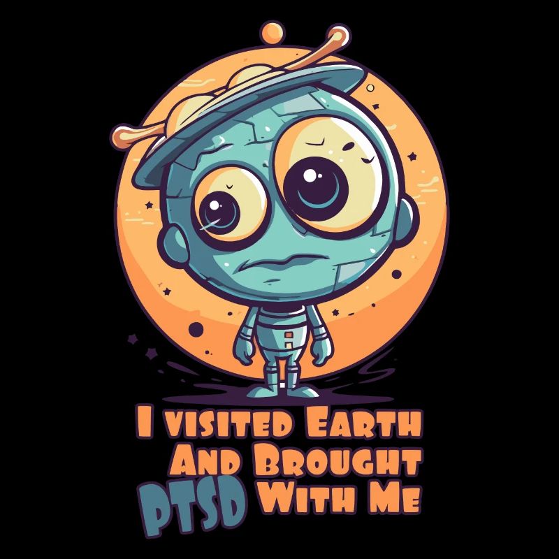 Cute little alien – earth causes trauma