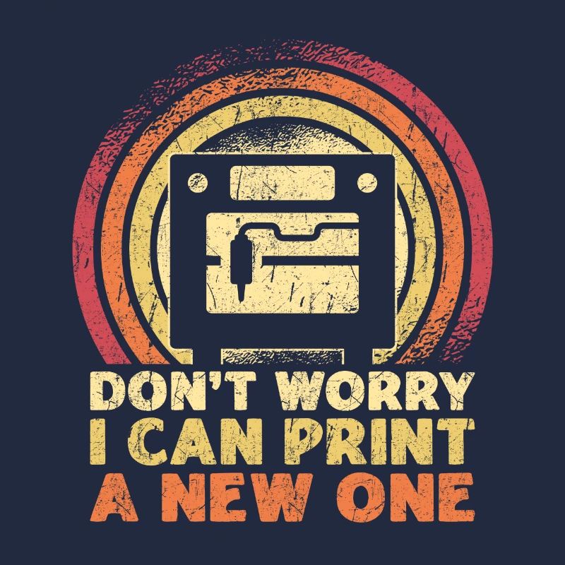 Impression 3D Imprimante 3D Retro Design Slice Print