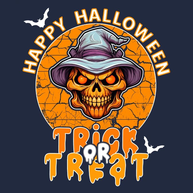 Halloween Design Squelette effrayant