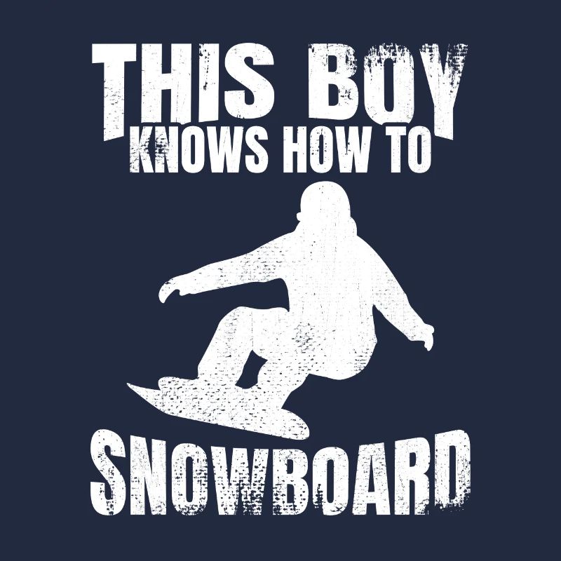 Garçon de snowboard