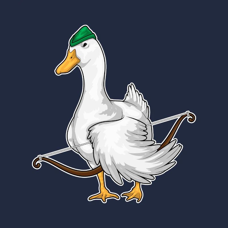 Ente Bogenschütze Bogen