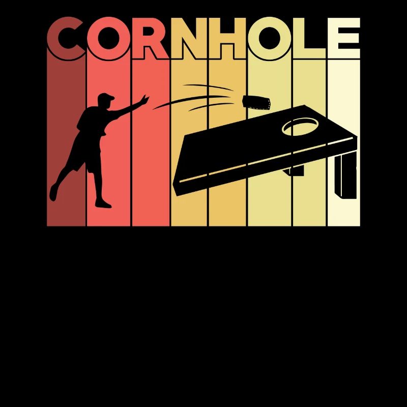 Cornhole Game Retro