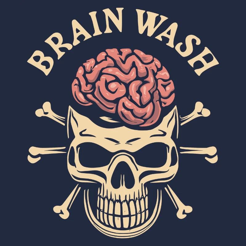 Brain wash skull