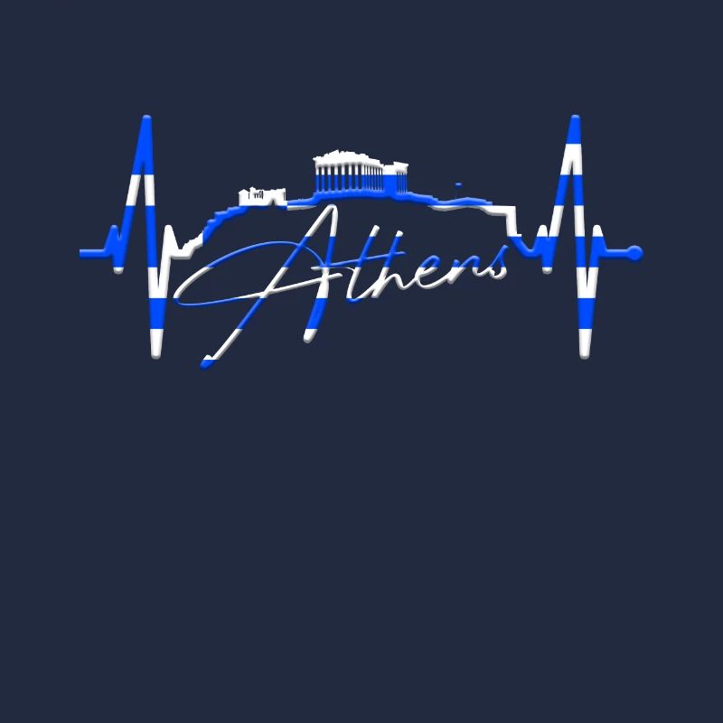 Athens Skyline Heartbeat Greece Acropolis