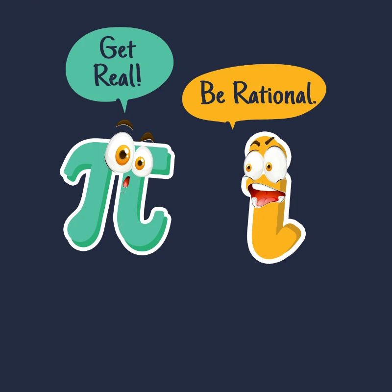 Get Real Be Rational Funny Pi Day Math Teacher