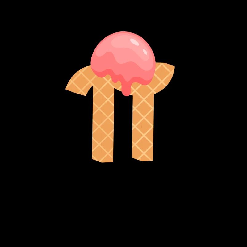 Funny Pi Day A La Mode Pie Eiscreme Math Day Food