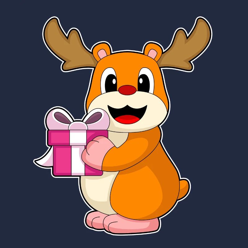 Hamster Christmas Package