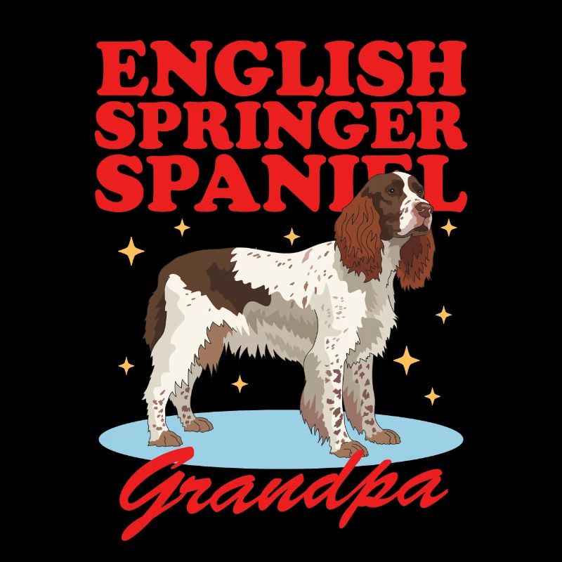 English Springer Spaniel Opa Hunde Geschenk