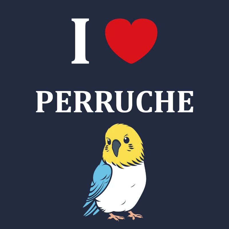 Oiseaux perruches humour petite perruche