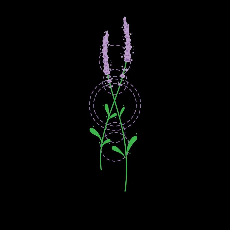 Arôme de parfum de jardin de plante de lavande