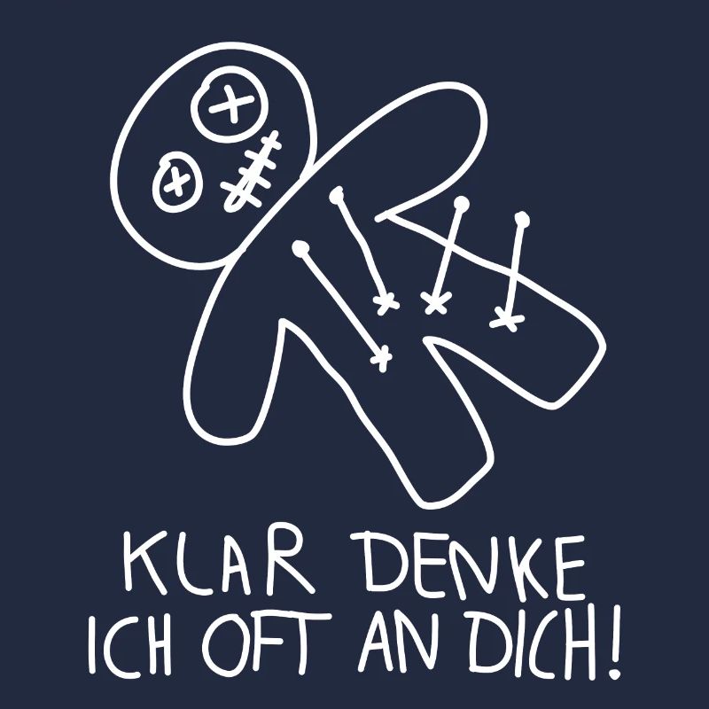 Klar denke ich oft an dich Voodoo Puppe Misanthrop