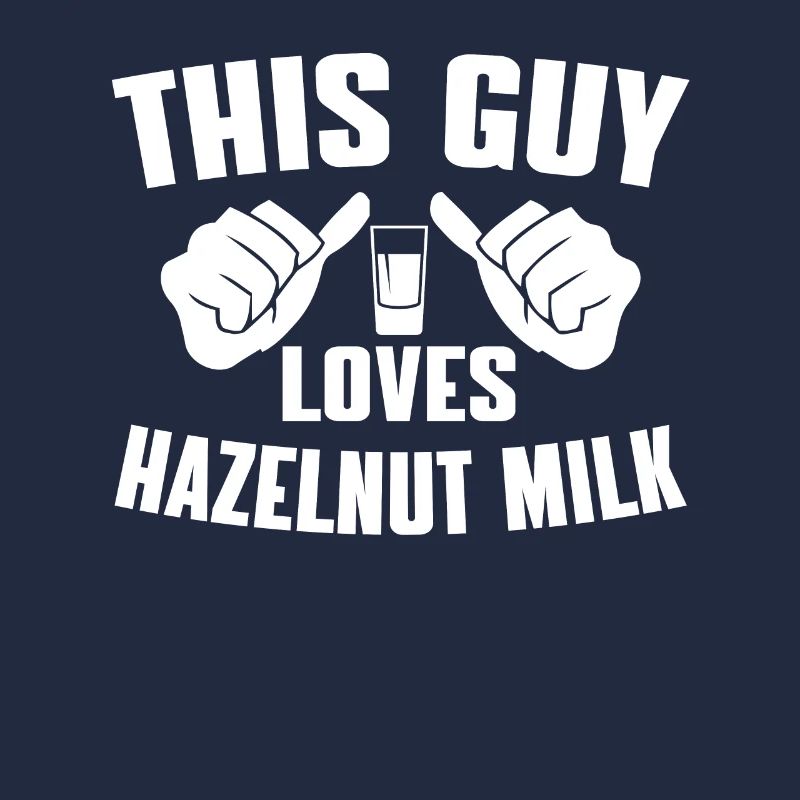 Ce gars adore le lait de noisette