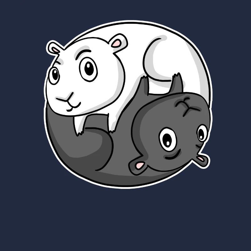 Cochon d’Inde Yin Yang Cochon d’Inde