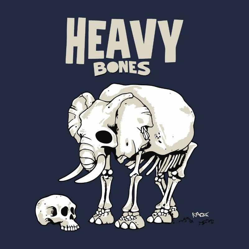 Os lourds : Crâne d’éléphant