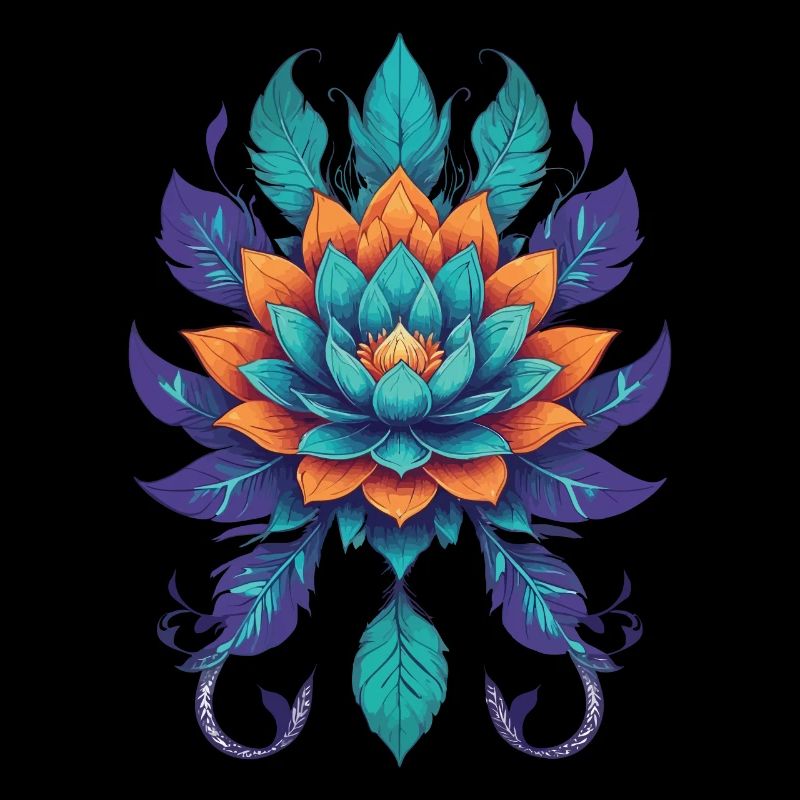Fleur de Lotus Joie des Couleurs Fleur de Vie
