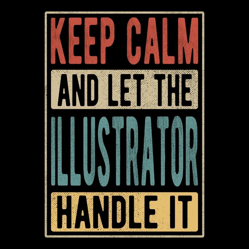 Illustrator Retro Geschenk
