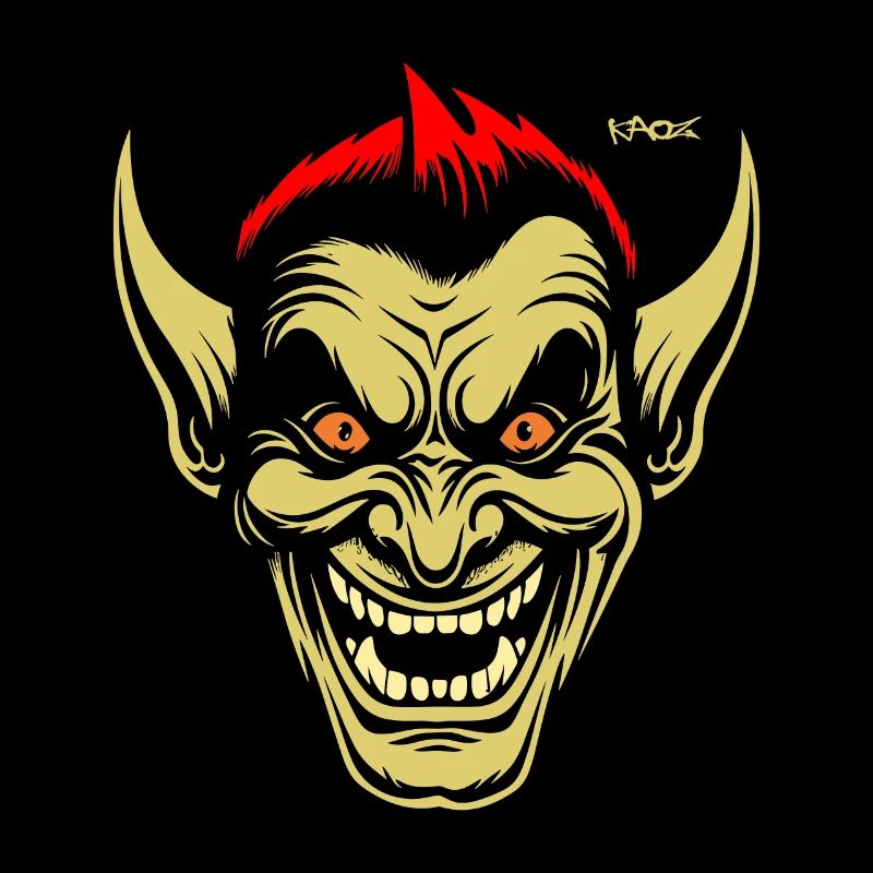 Cool and evil goblin