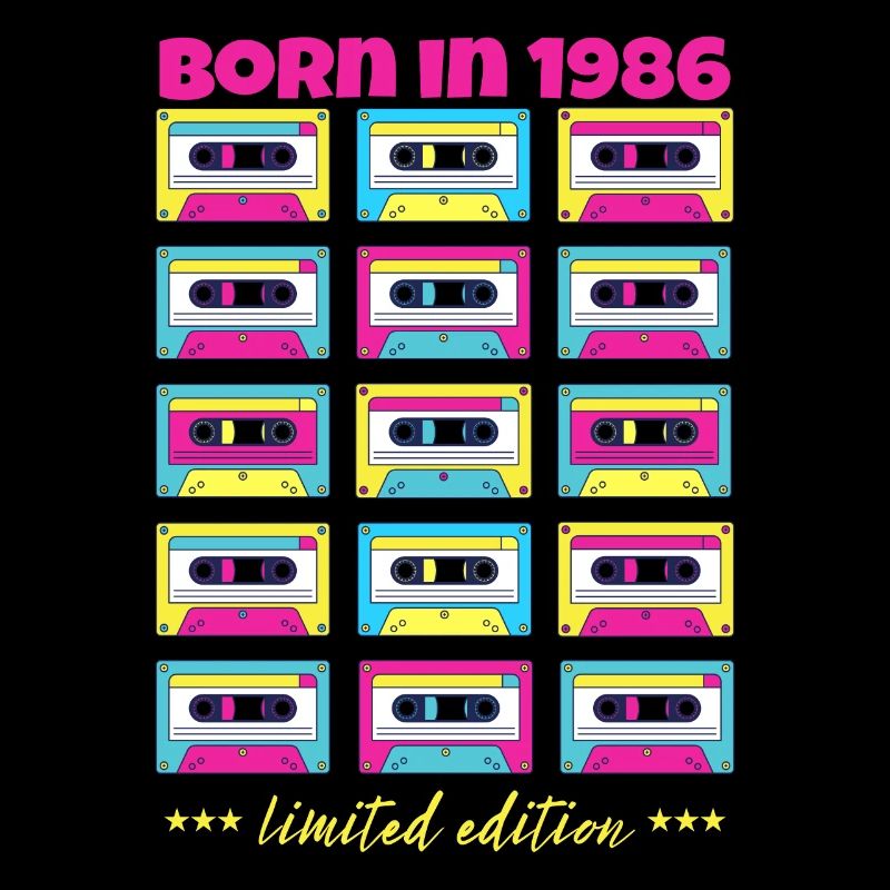 Né en 1986 Cadeau original de cassette classique