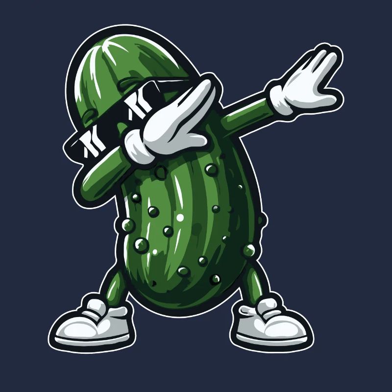 Dabbing Cornichon Dab Concombre Cornichon à l’aneth Drôle