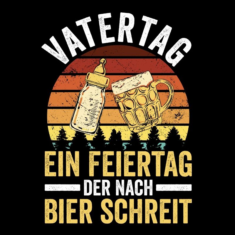 Papa Bier Vater Vatertag