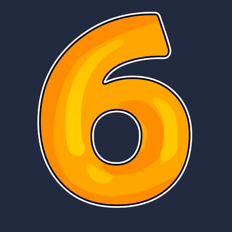 Six Number 6 Number