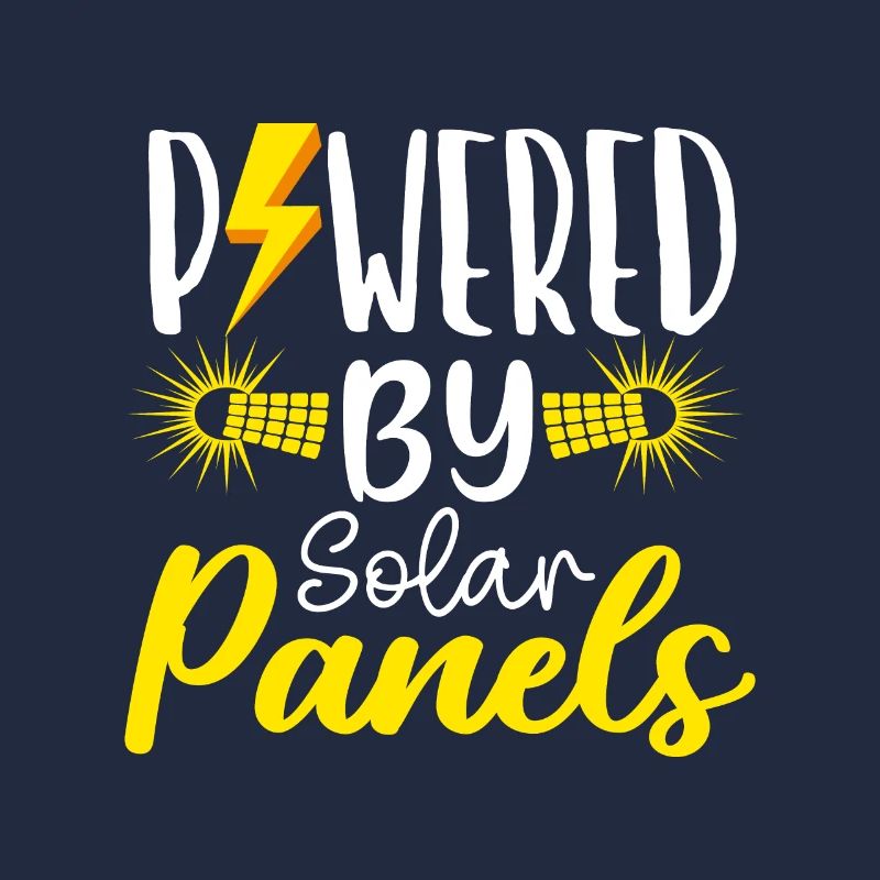 Solar Powered by Solar Panels erneuerbare Energien
