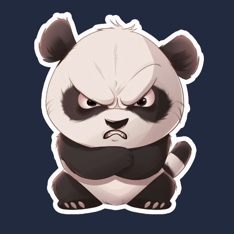 Mignon bébé panda panda cassé