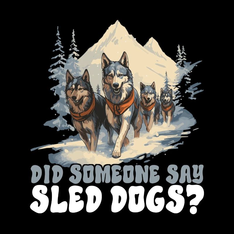 Schlittenfahren Schlittenhunde