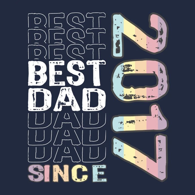 Bester Papa der Welt seit 2017 Vatertag