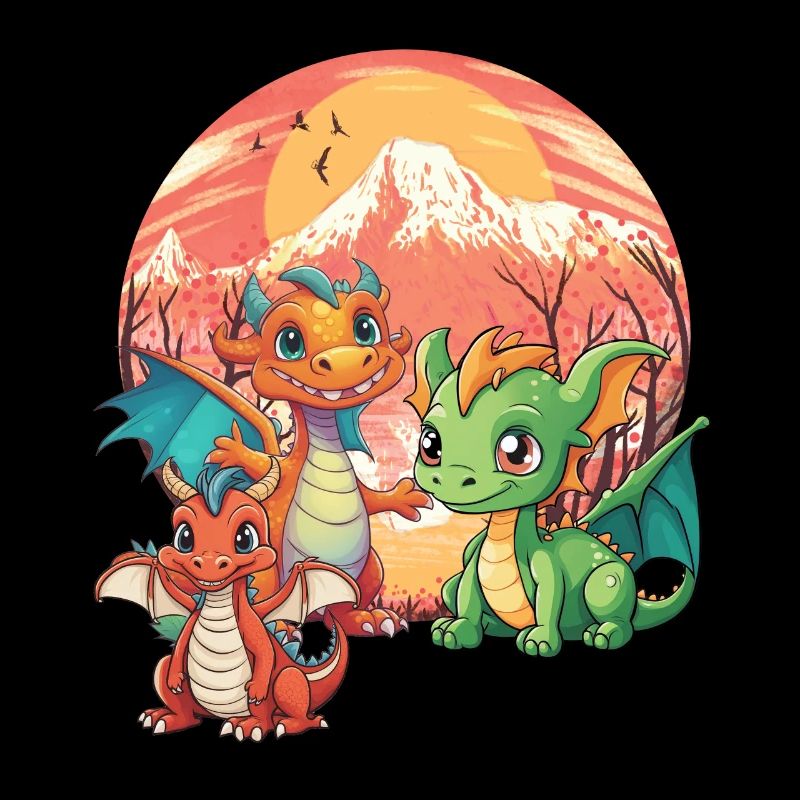 Dragon Dragon Dinos Dino Stone Age Time