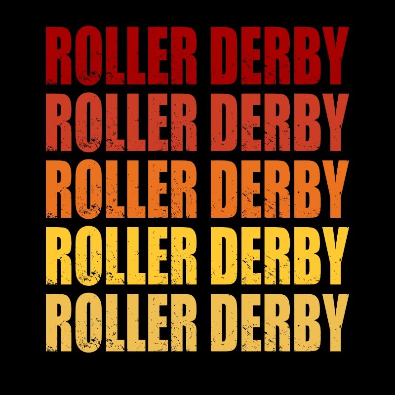 Roller Derby Rétro Vintage Graphique