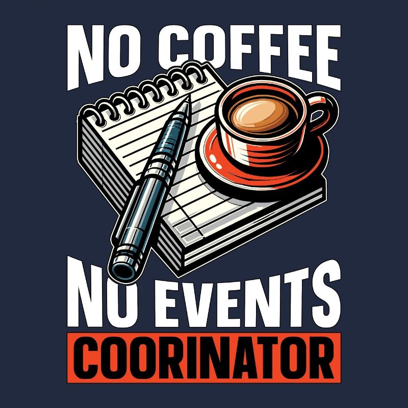 Events Coordinator No Coffee Planning Coffee Lover
