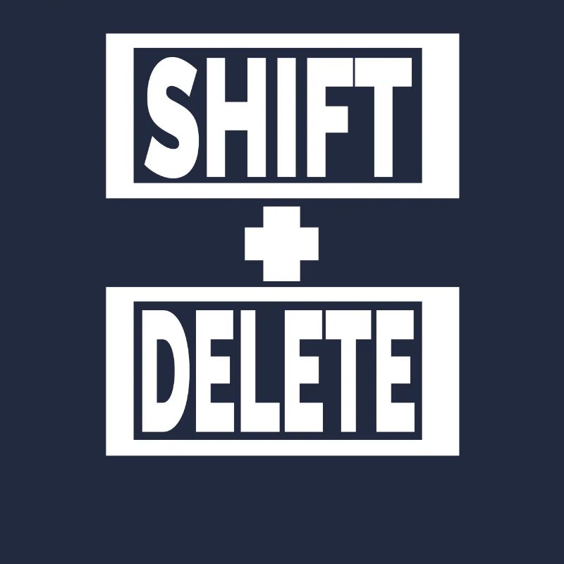 style de vie du clavier SHIFT+DELETE