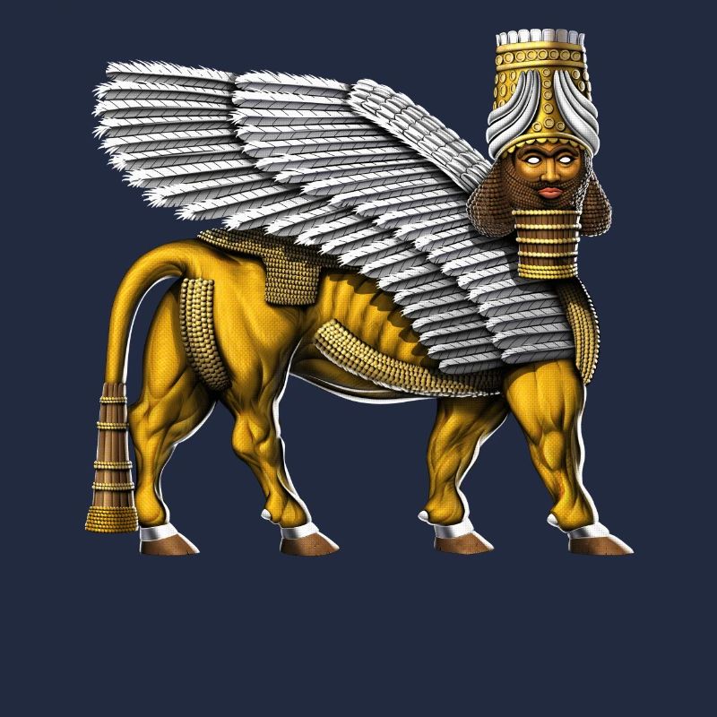 Lamassu Taureau ailé sumérien