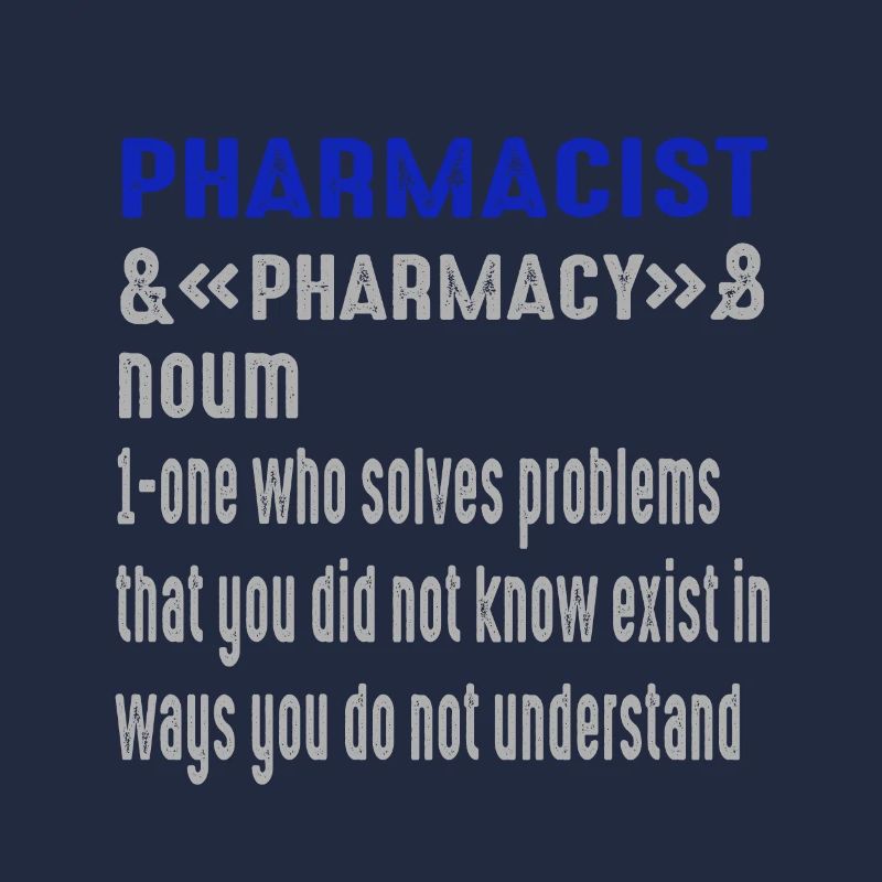 future vintage retro pharmacist pharmacy tech