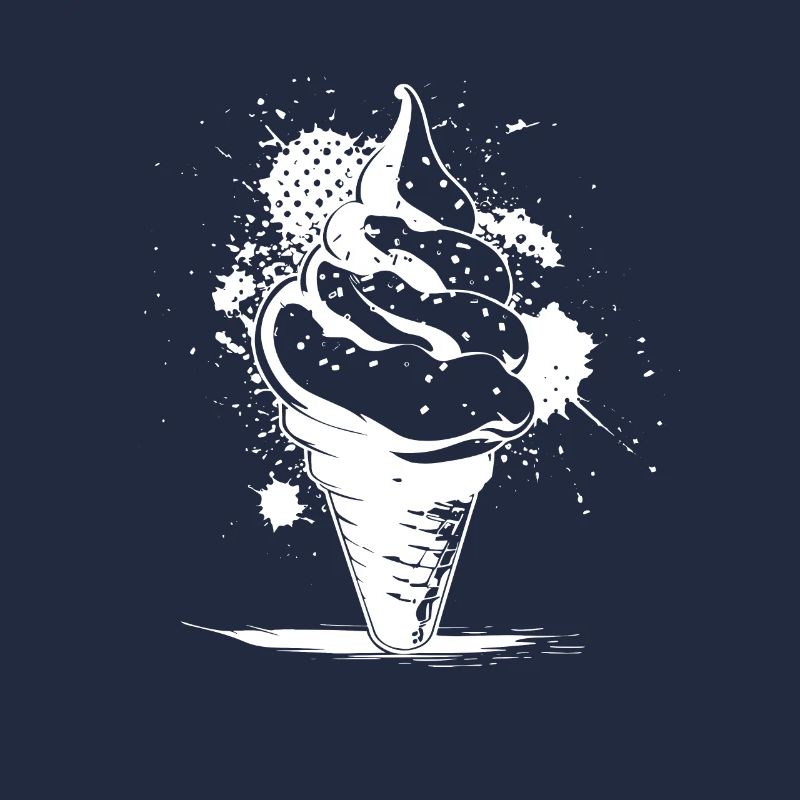 Cornet de crème glacée Dessin