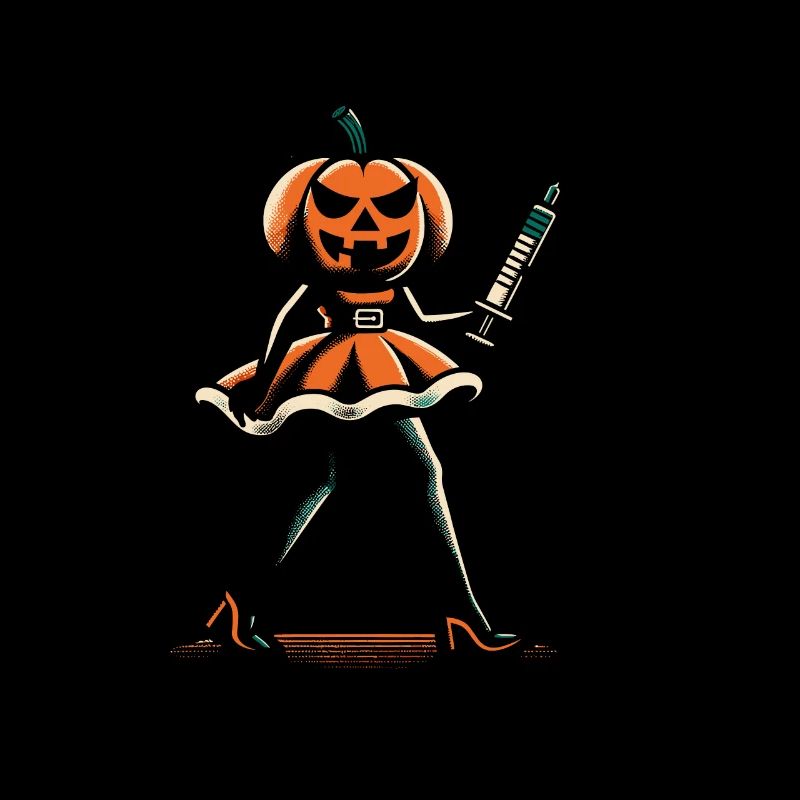 Funny pumpkin nurse geriatric nurse