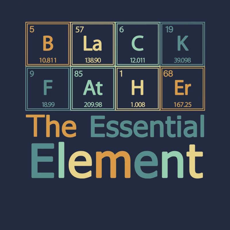 Black Father Essential Element Periodic Table