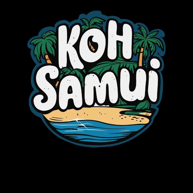 Koh Samui souvenir beach paradise